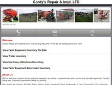 Tablet Screenshot of gordysrepair.com